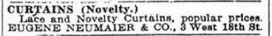 Curtains (Novelty.), Eugene Neumaier & Co.
